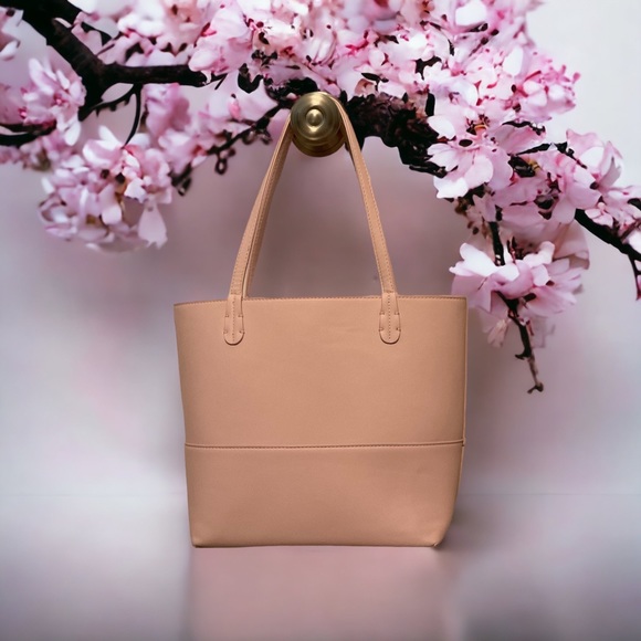 Pink Tote - Perfect for Spring! - Picture 2 of 4
